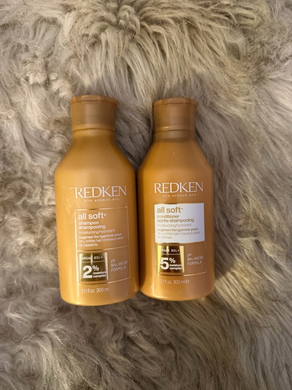 Redken All Soft Shampoo & Conditioner Set - Gold BRAND NEW